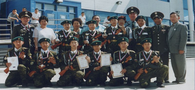 7.Команда-победитель Всероссийского финала военно-спортивных соревнований. Командир-Назаров Алеша
