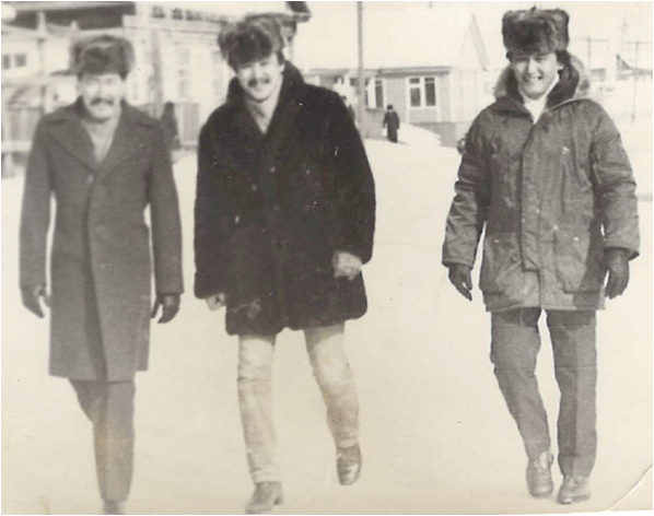 57. Райкомол тутаах улэьиттэрэ Ксенофонтов Николай Афанасьевич, Емельянов Дмитрий Спатакович, Стручков Алексей Филиппович